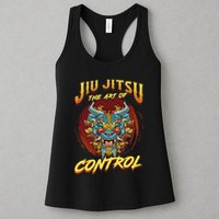 Bjj The Art Of Control Grappling Jiu Jitsu Foo Dog Womens Tank Top