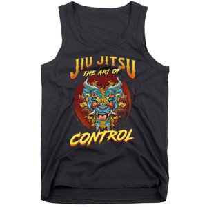 Bjj The Art Of Control Grappling Jiu Jitsu Foo Dog Tank Top