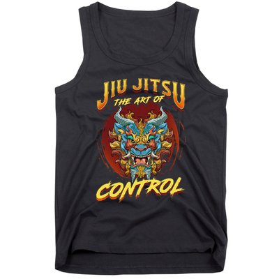 Bjj The Art Of Control Grappling Jiu Jitsu Foo Dog Tank Top