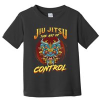 Bjj The Art Of Control Grappling Jiu Jitsu Foo Dog Toddler T-Shirt