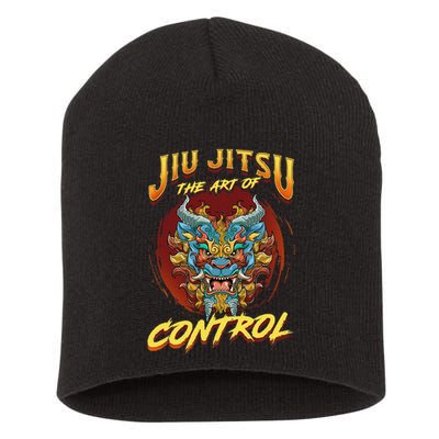Bjj The Art Of Control Grappling Jiu Jitsu Foo Dog Short Acrylic Beanie