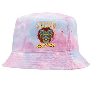 Bjj The Art Of Control Grappling Jiu Jitsu Foo Dog Tie-Dyed Bucket Hat