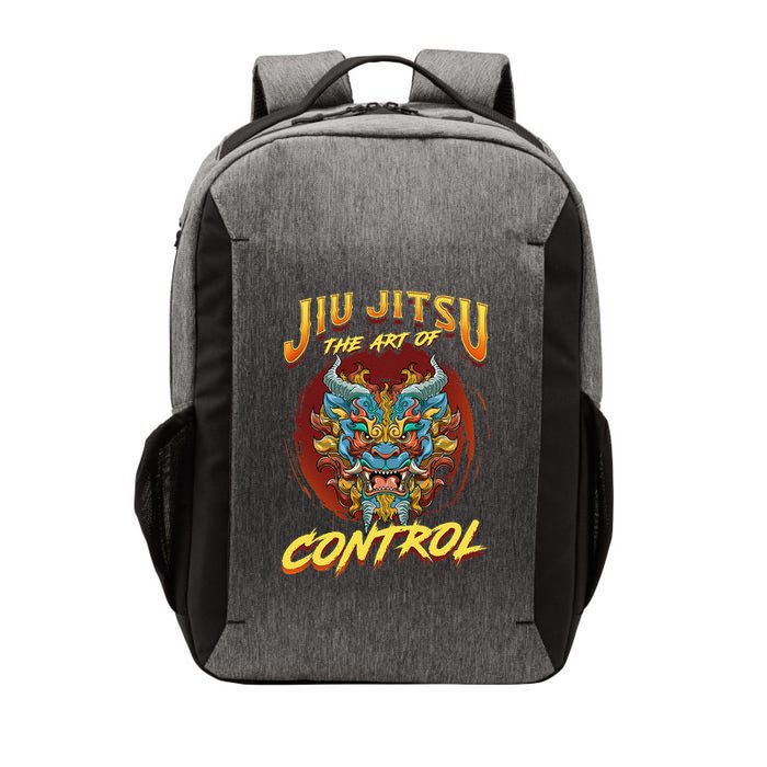Bjj The Art Of Control Grappling Jiu Jitsu Foo Dog Vector Backpack