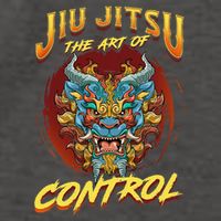 Bjj The Art Of Control Grappling Jiu Jitsu Foo Dog Vector Backpack