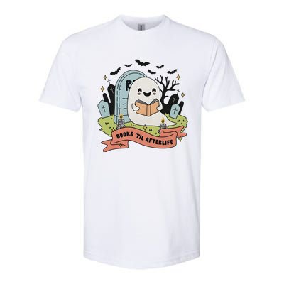 Books Til Afterlife Funny Ghost Ghoul Halloween Softstyle® CVC T-Shirt