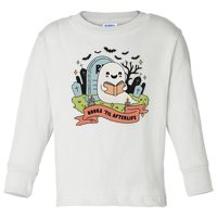 Books Til Afterlife Funny Ghost Ghoul Halloween Toddler Long Sleeve Shirt