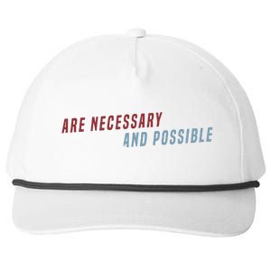 Better Things Are Necessary And Possible Snapback Five-Panel Rope Hat