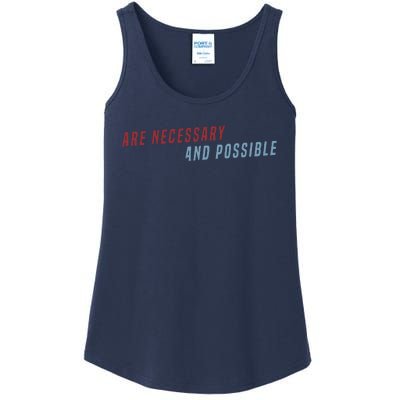 Better Things Are Necessary And Possible Ladies Essential Tank