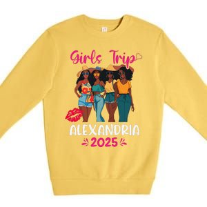 Black Trip Alexandria 2025 Vacation Matching Premium Crewneck Sweatshirt