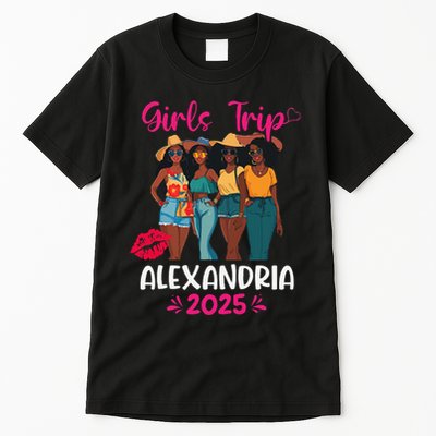 Black Trip Alexandria 2025 Vacation Matching Tall T-Shirt