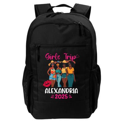 Black Trip Alexandria 2025 Vacation Matching Backpack