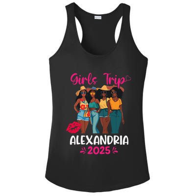 Black Trip Alexandria 2025 Vacation Matching Ladies PosiCharge Competitor Racerback Tank