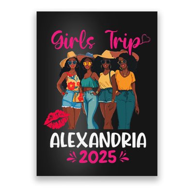 Black Trip Alexandria 2025 Vacation Matching Poster