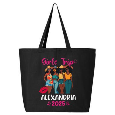 Black Trip Alexandria 2025 Vacation Matching 25L Jumbo Tote