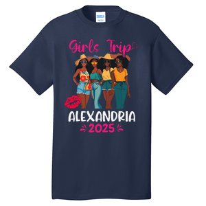 Black Trip Alexandria 2025 Vacation Matching Tall T-Shirt