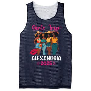 Black Trip Alexandria 2025 Vacation Matching Mesh Reversible Basketball Jersey Tank