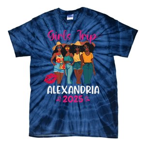 Black Trip Alexandria 2025 Vacation Matching Tie-Dye T-Shirt