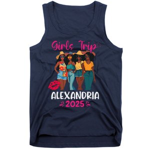 Black Trip Alexandria 2025 Vacation Matching Tank Top