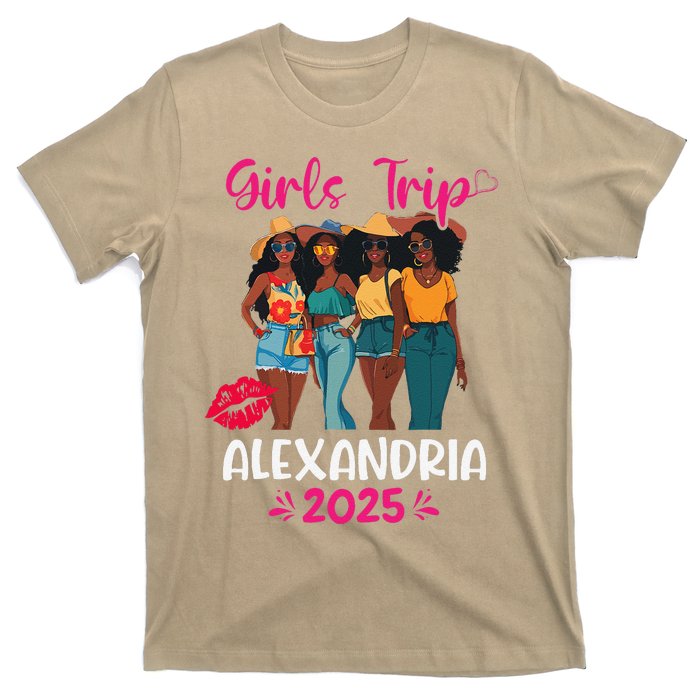 Black Trip Alexandria 2025 Vacation Matching T-Shirt