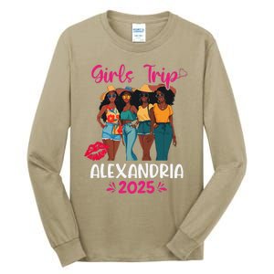 Black Trip Alexandria 2025 Vacation Matching Tall Long Sleeve T-Shirt