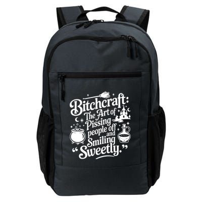 Bitchcraft The Art Of Pissing People Off And Smiling Sweetly Backpack