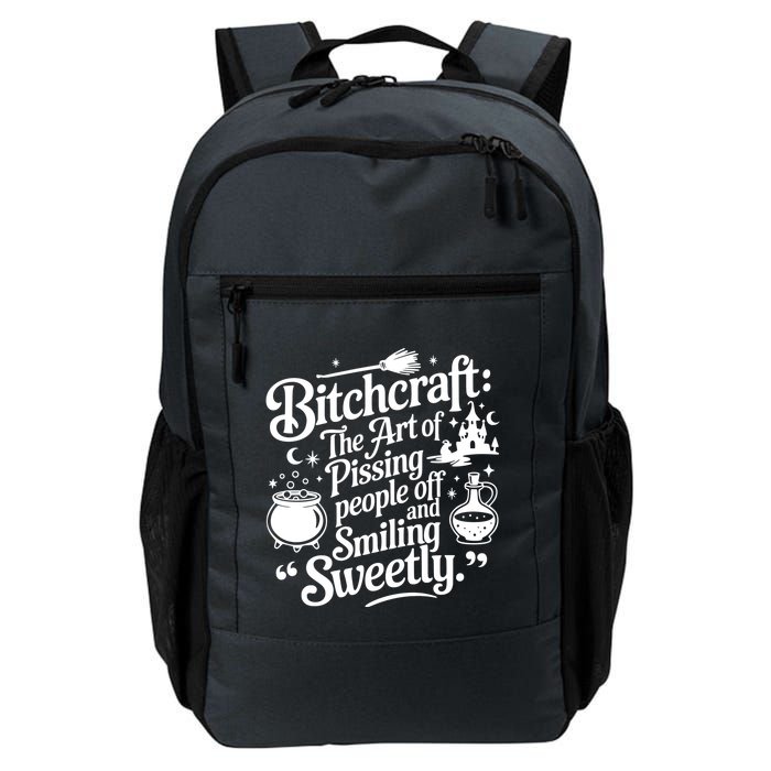 Bitchcraft The Art Of Pissing People Off And Smiling Sweetly Backpack