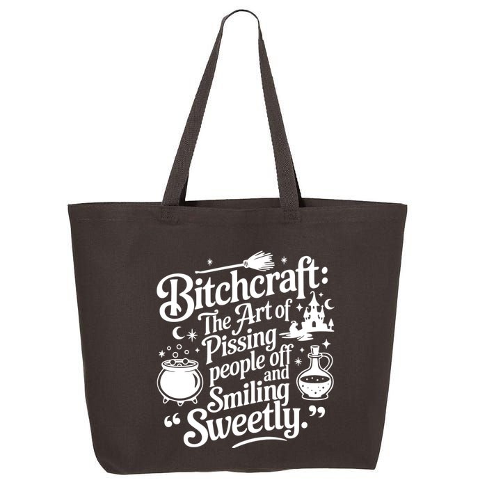 Bitchcraft The Art Of Pissing People Off And Smiling Sweetly 25L Jumbo Tote