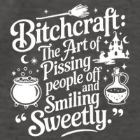 Bitchcraft The Art Of Pissing People Off And Smiling Sweetly Vector Backpack