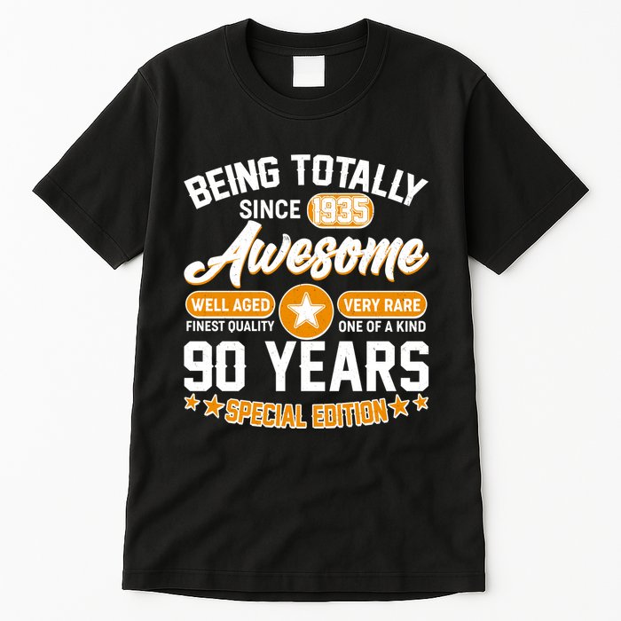 Being Totally Awesome Since 1935 90 Years Birthday Special Edition Tall T-Shirt