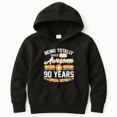 Being Totally Awesome Since 1935 90 Years Birthday Special Edition Kids Hoodie