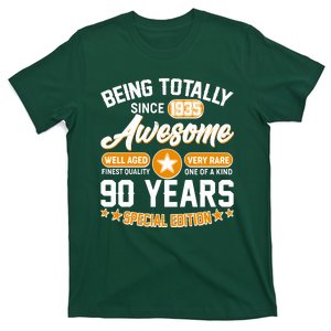 Being Totally Awesome Since 1935 90 Years Birthday Special Edition T-Shirt