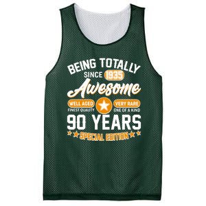 Being Totally Awesome Since 1935 90 Years Birthday Special Edition Mesh Reversible Basketball Jersey Tank