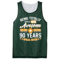 Being Totally Awesome Since 1935 90 Years Birthday Special Edition Mesh Reversible Basketball Jersey Tank