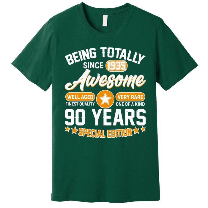 Being Totally Awesome Since 1935 90 Years Birthday Special Edition Premium T-Shirt