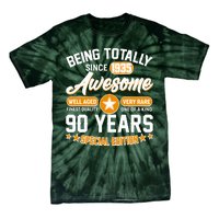 Being Totally Awesome Since 1935 90 Years Birthday Special Edition Tie-Dye T-Shirt