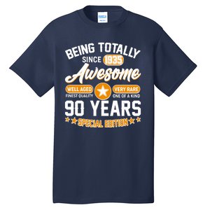 Being Totally Awesome Since 1935 90 Years Birthday Special Edition Tall T-Shirt