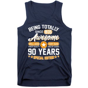 Being Totally Awesome Since 1935 90 Years Birthday Special Edition Tank Top