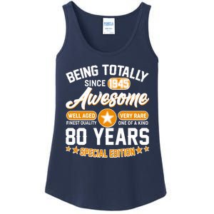 Being Totally Awesome Since 1945 80 Years Birthday Special Edition Ladies Essential Tank