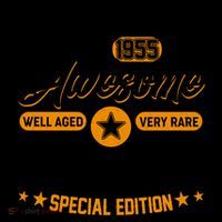 Being Totally Awesome Since 1955 70 Years Birthday Special Edition Mug