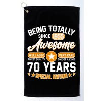 Being Totally Awesome Since 1955 70 Years Birthday Special Edition Golf Towel