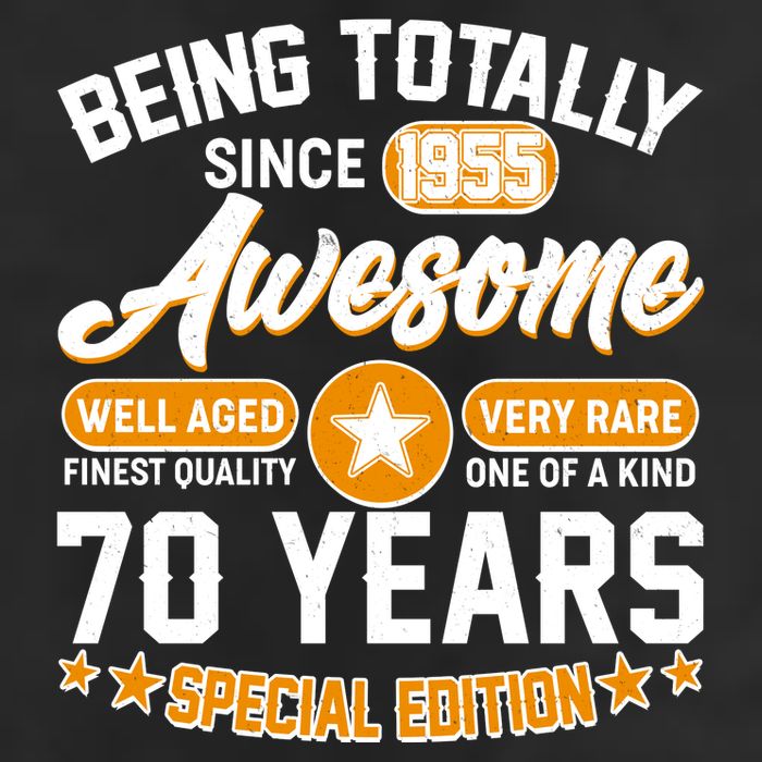 Being Totally Awesome Since 1955 70 Years Birthday Special Edition Golf Towel