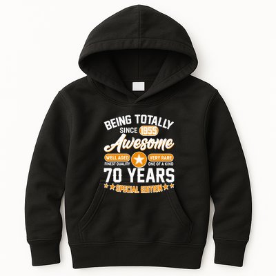 Being Totally Awesome Since 1955 70 Years Birthday Special Edition Kids Hoodie