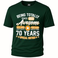 Being Totally Awesome Since 1955 70 Years Birthday Special Edition Cooling Performance Crew T-Shirt