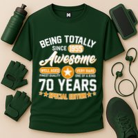 Being Totally Awesome Since 1955 70 Years Birthday Special Edition Cooling Performance Crew T-Shirt