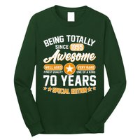 Being Totally Awesome Since 1955 70 Years Birthday Special Edition Long Sleeve Shirt