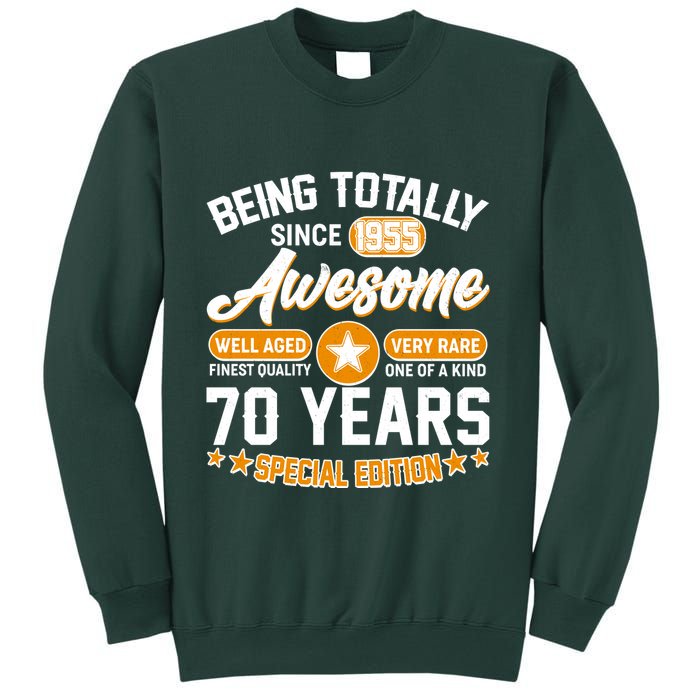 Being Totally Awesome Since 1955 70 Years Birthday Special Edition Sweatshirt