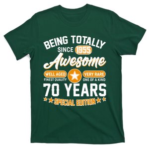 Being Totally Awesome Since 1955 70 Years Birthday Special Edition T-Shirt