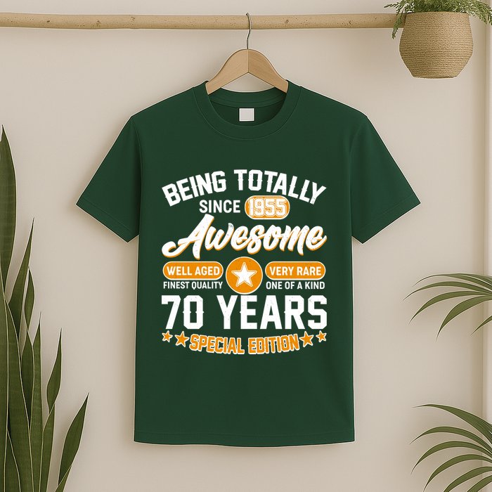 Being Totally Awesome Since 1955 70 Years Birthday Special Edition T-Shirt