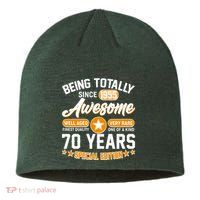 Being Totally Awesome Since 1955 70 Years Birthday Special Edition Sustainable Beanie