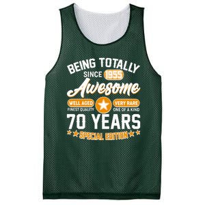 Being Totally Awesome Since 1955 70 Years Birthday Special Edition Mesh Reversible Basketball Jersey Tank